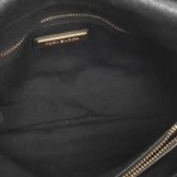 Tory Burch Stunning Chelsea Black Leather Convertible Shoulder/Crossbody - Picture 11 of 13